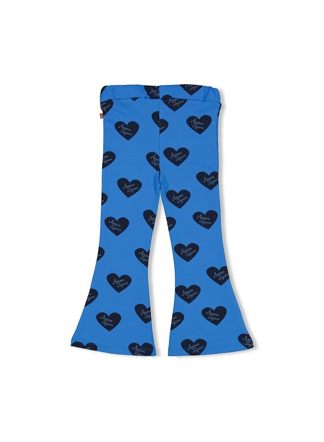 Flared broek AOP - Amour Toujours