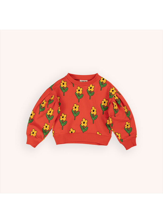 Flowers - girls sweater