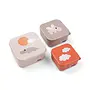 Snack box set 3 pcs Happy clouds - Powder