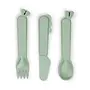 Kiddish cutlery set Deer friends - Green