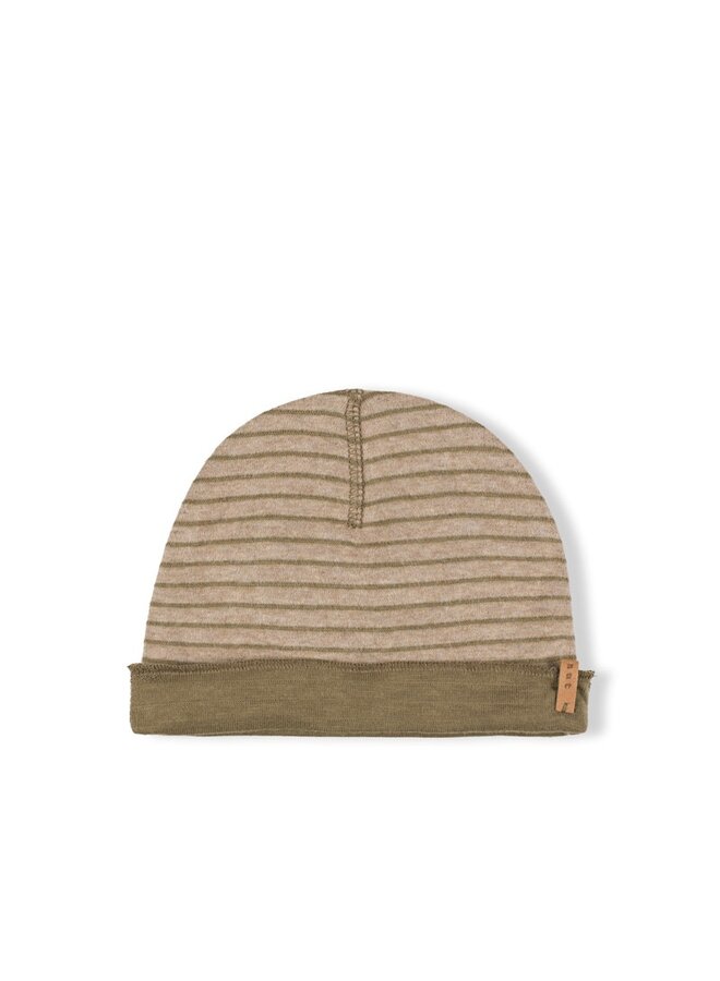 Born Hat Khaki Stripe