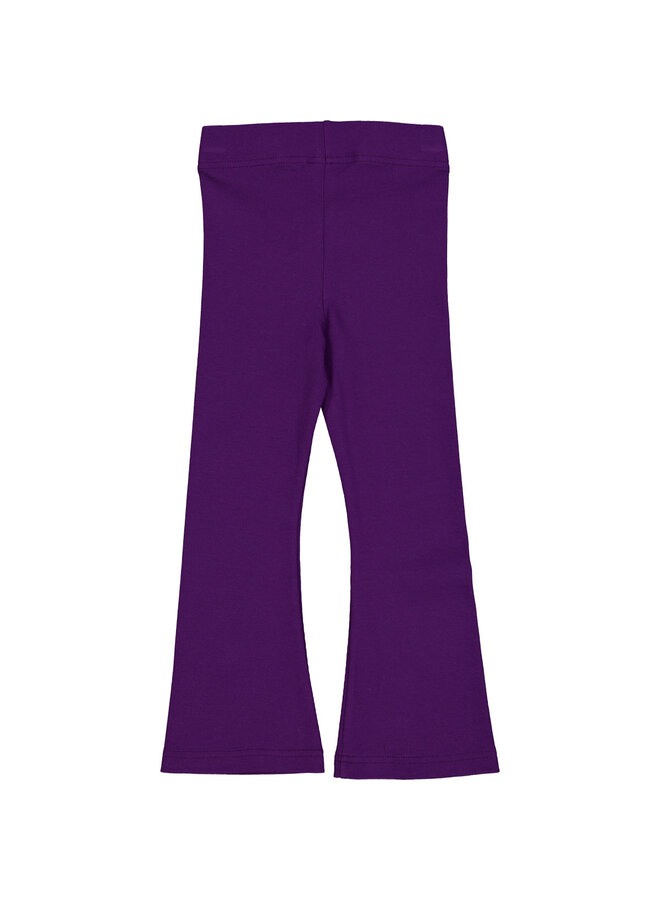 Alfa rib flared pants – Sonic purple