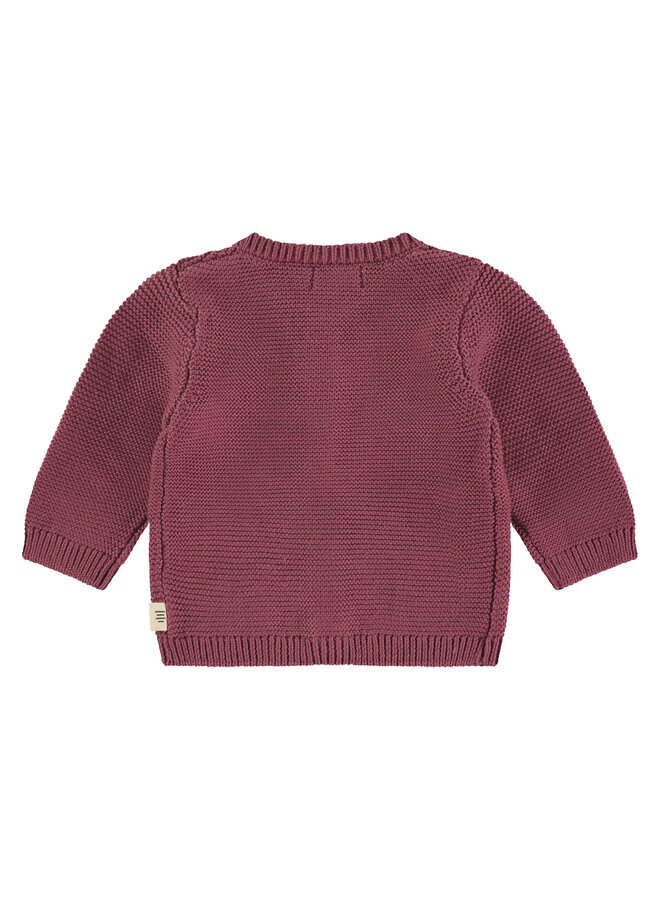 baby cardigan.30 – cranberry