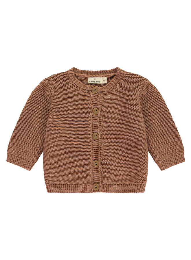 baby cardigan.30 –  mocha