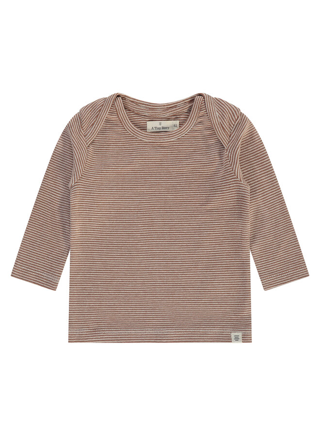 baby t-shirt long sleeve.30 pearl