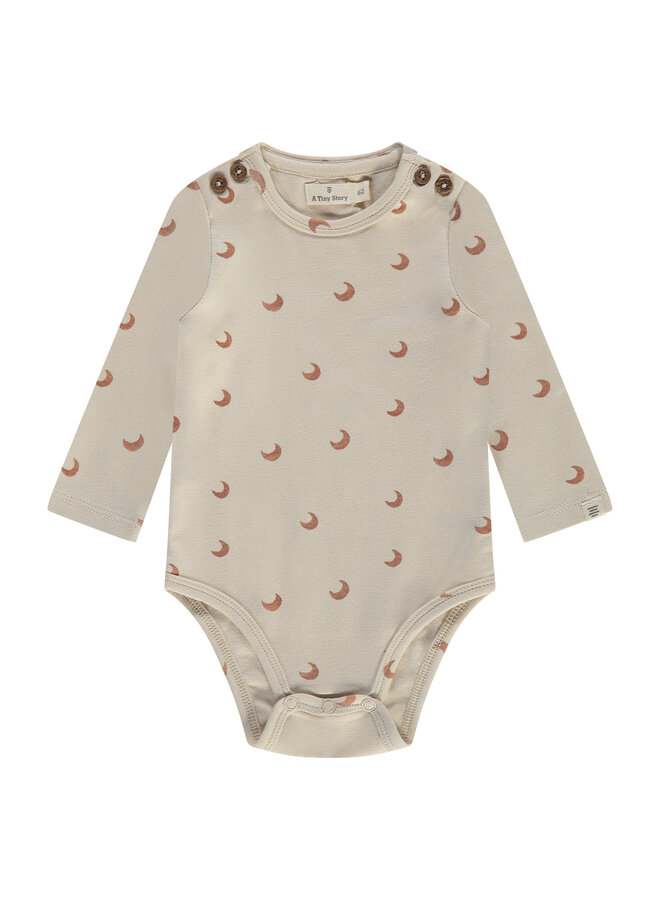 baby romper long sleeve. 36 pearl