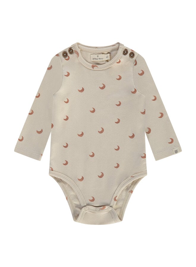 baby romper long sleeve. 36 pearl