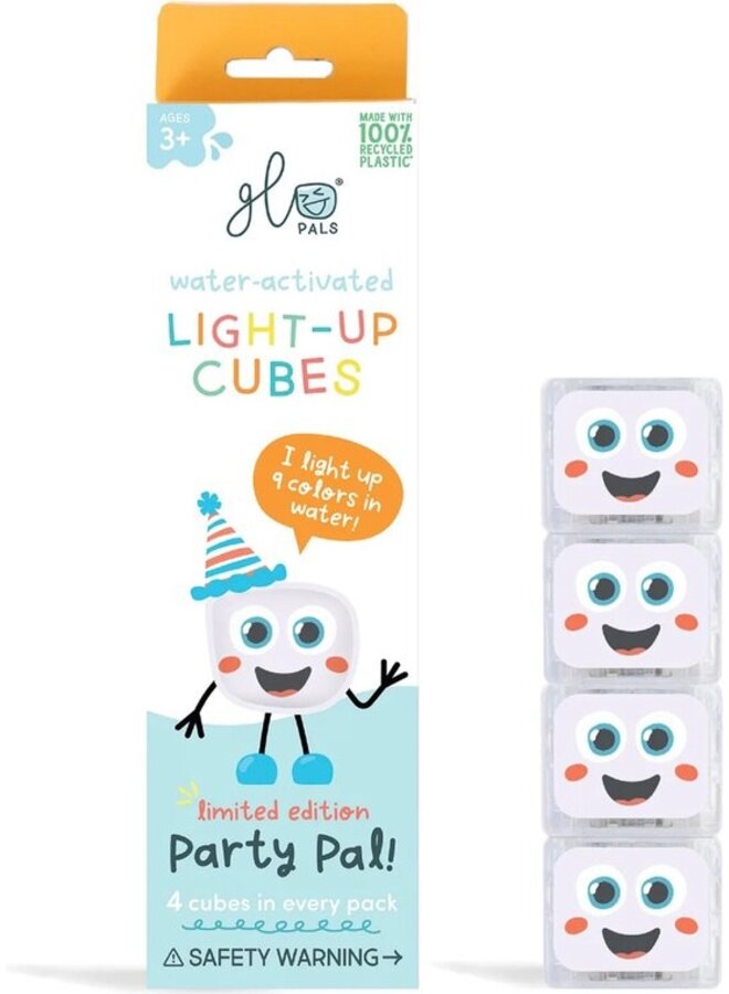 Glopals Light up cubes - 4pc Party