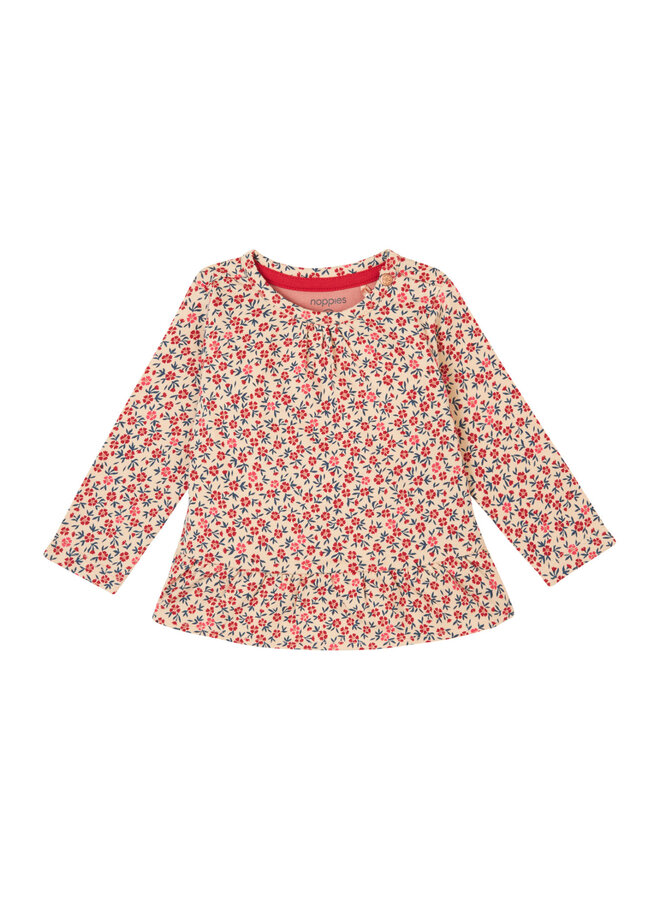 Girls Tee Fismes long sleeve allover print