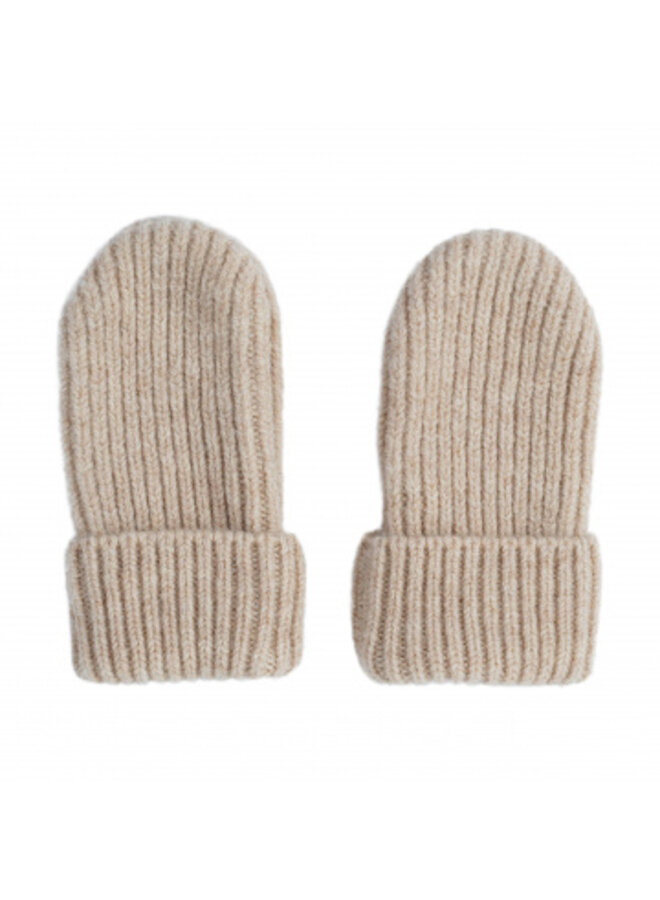 Mittens Merino Wol | Beige