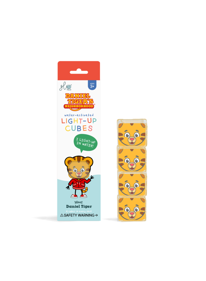 Glopals Light up cubes - 4pc  Daniel Tiger