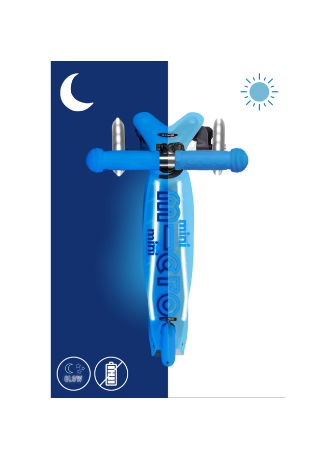 Mini Micro Step Deluxe Glow LED | Arctic Blauw 2-6 jaar