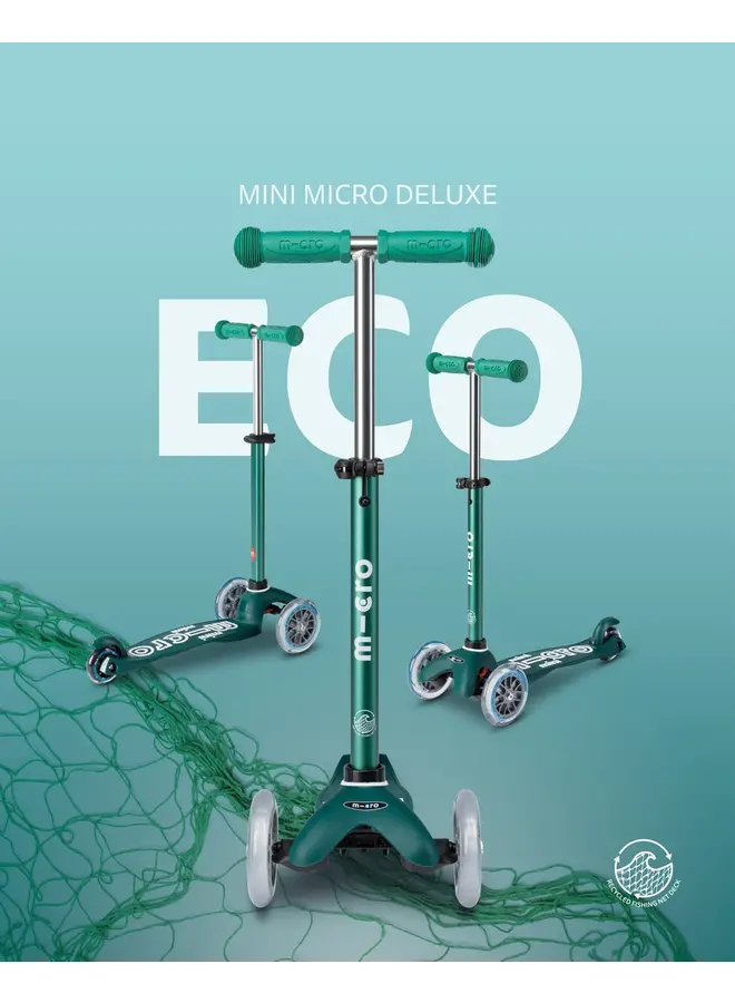 Mini Micro Step Deluxe ECO | Groen 2-6 jaar
