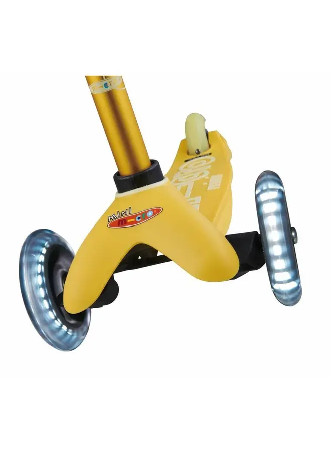 Mini Micro Step Deluxe LED | Geel 2-6 jaar