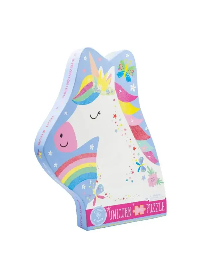 Floss & Rock | Rainbow Unicorn 40 stuks - Jigsaw puzzle