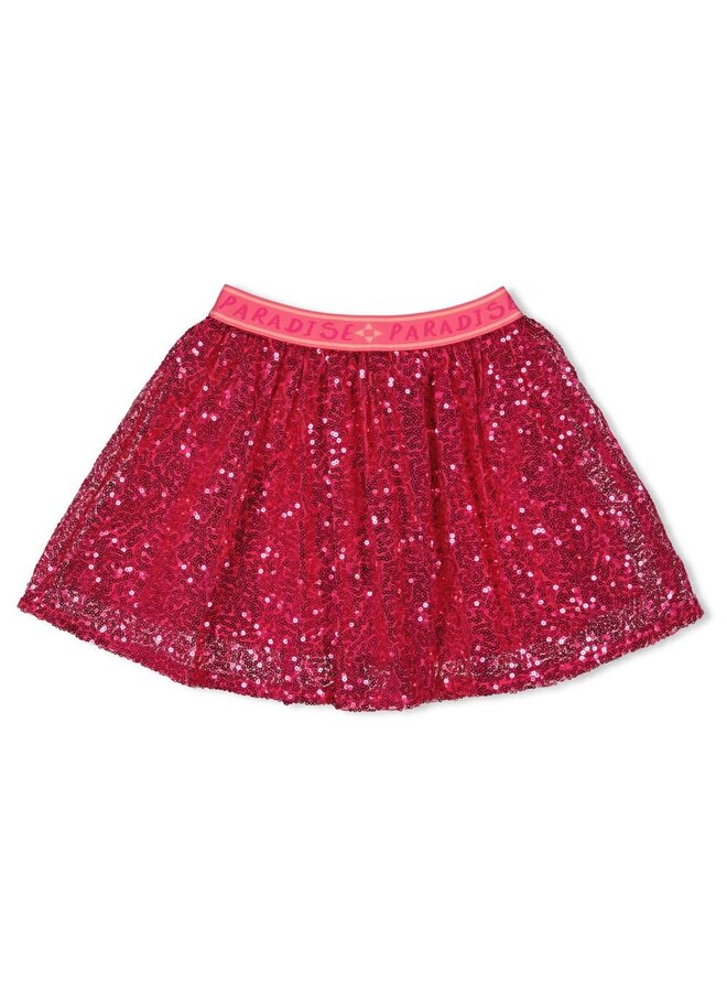 Pailetten rok - Samba Shake | Fuchsia