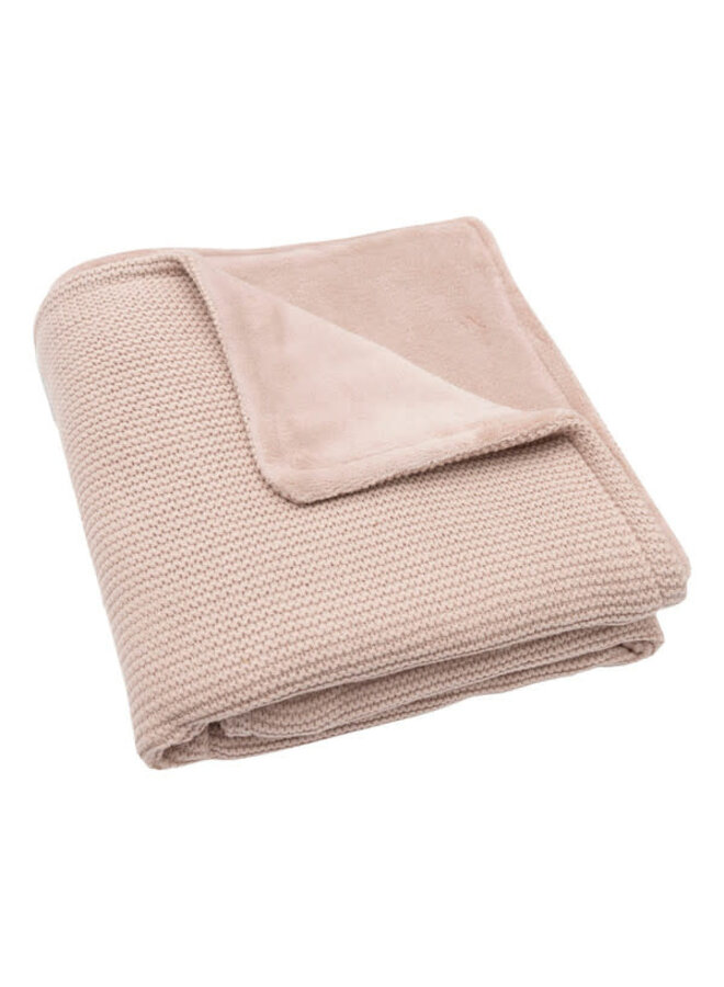 Jollein | Deken Basic Knit - Wild Rose Fleece