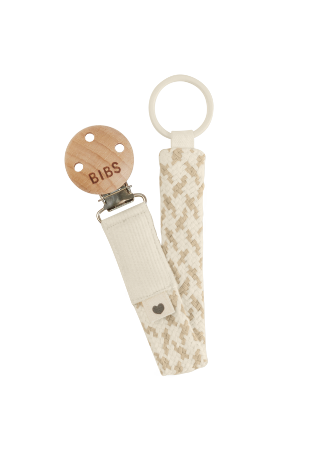 Pacifier Braid  - Sand/Ivory