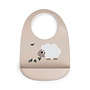 Silicone bib Sheepy Sand