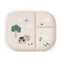 Foodie compartment plate Tiny farm sand