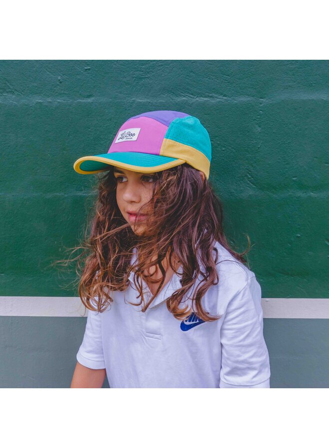 Sports Cap - Green/Purple