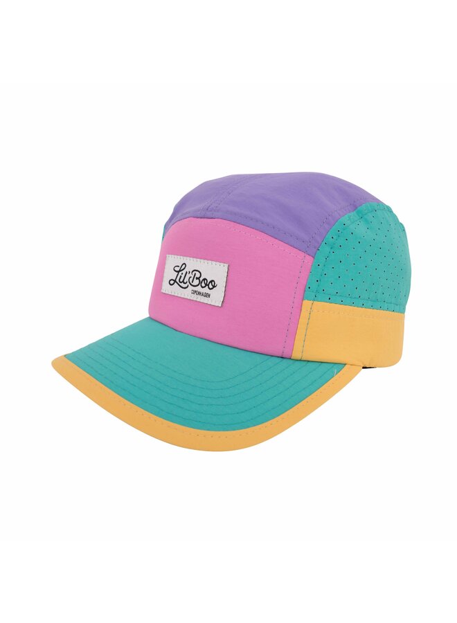 Sports Cap - Green/Purple