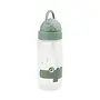 Straw bottle Croco Green