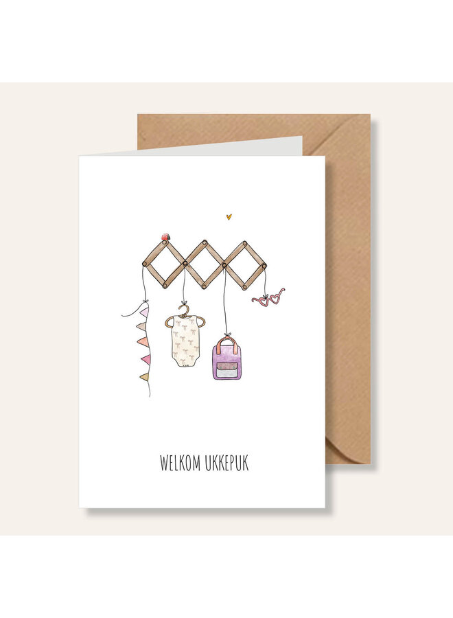 Juulz illustrations | Welkom Ukkepuk - Meisje