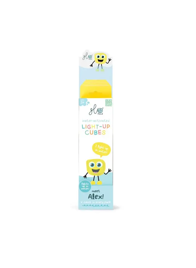 Glopals Light up cubes - 4pc Alex