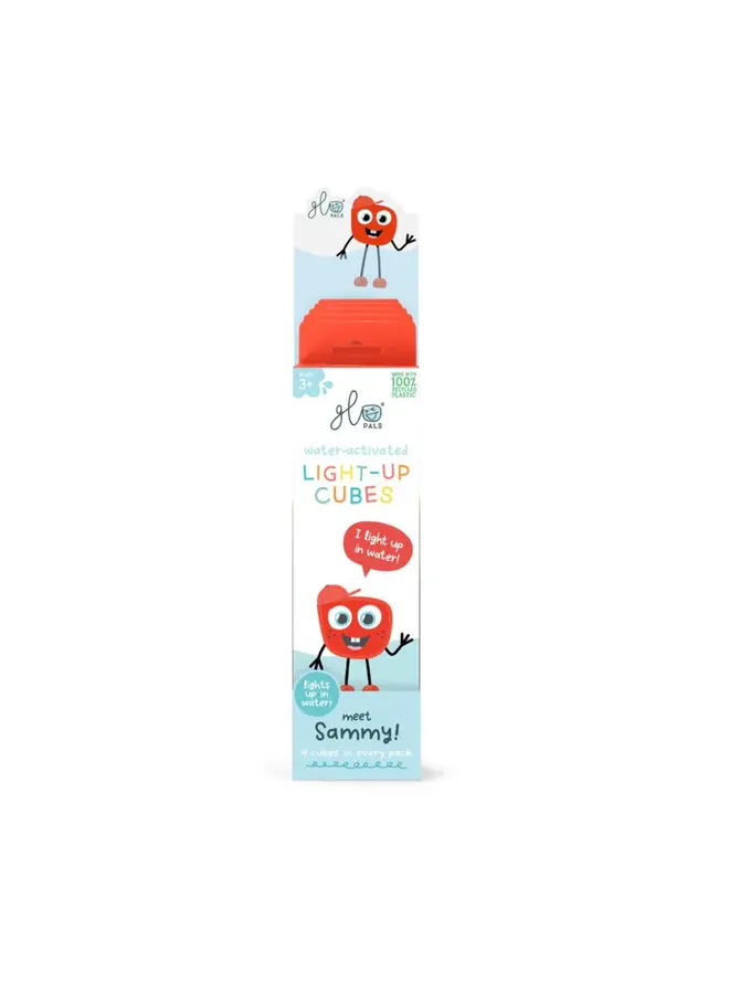 Glopals Light up cubes - 4pc Sammy