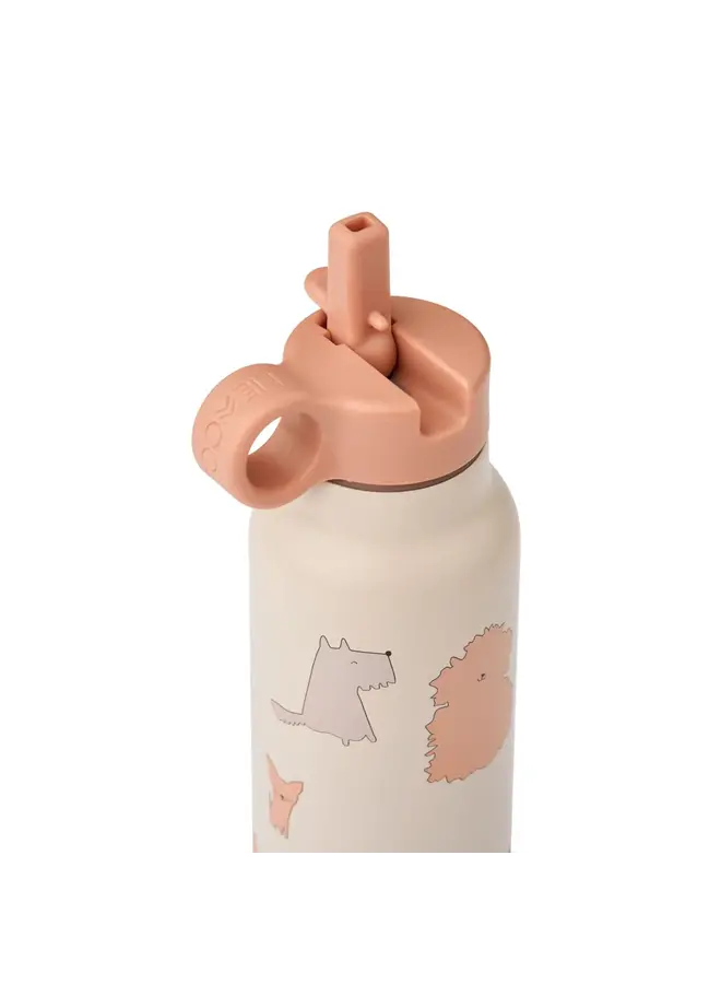 Falk Water Bottle 350 ml |  Flower / Lemon Yellow