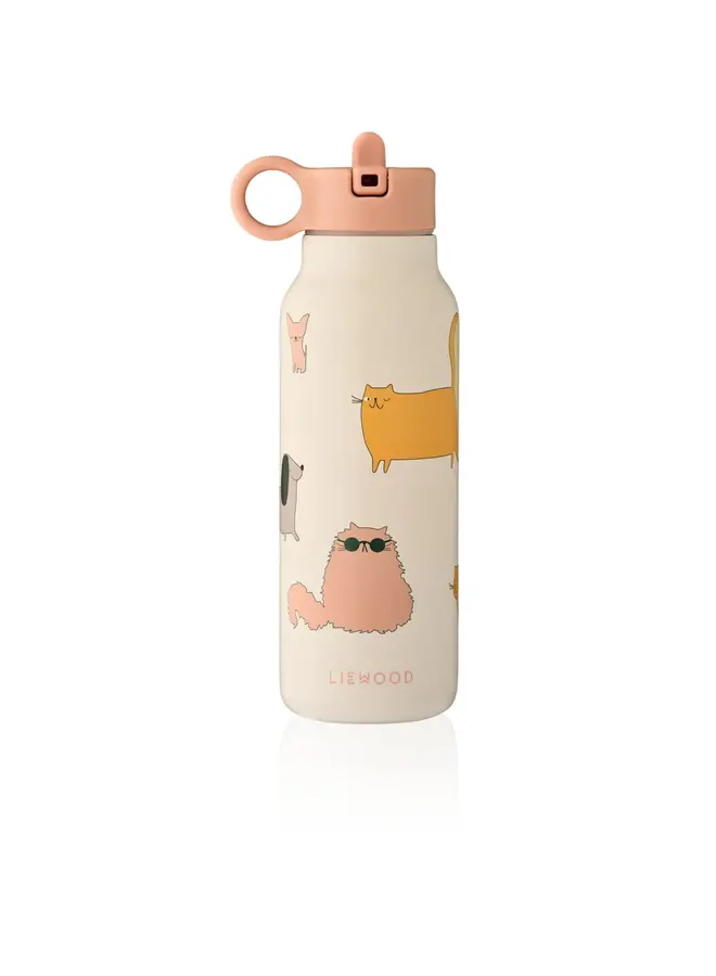 Falk Water Bottle 350 ml |  Flower / Lemon Yellow
