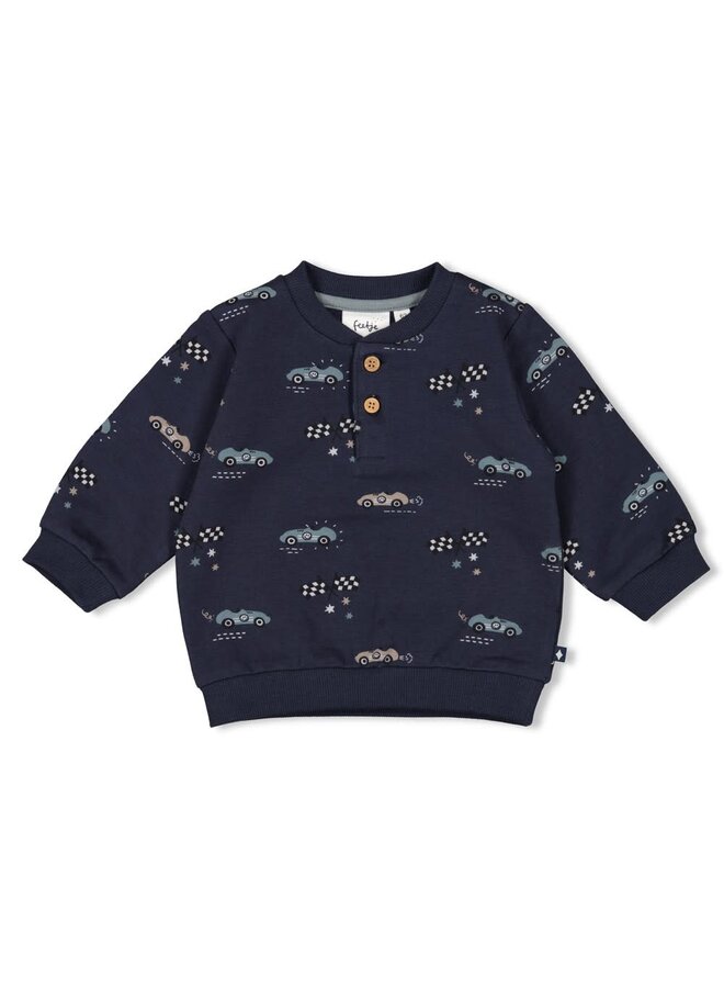 Sweater AOP - Let's Go! | Marine