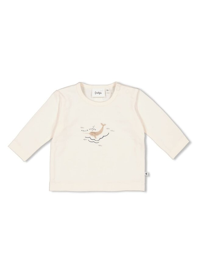 Longsleeve – Narwal | Offwhite