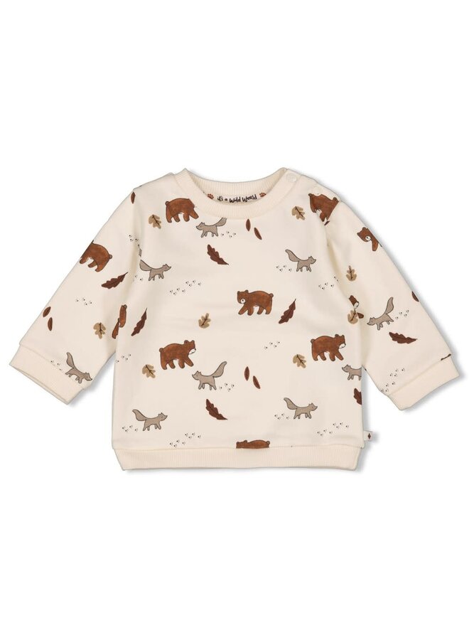 Sweater AOP - Wild World | Offwhite