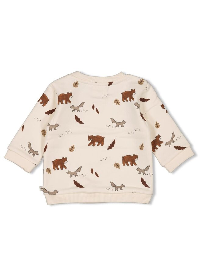 Sweater AOP - Wild World | Offwhite