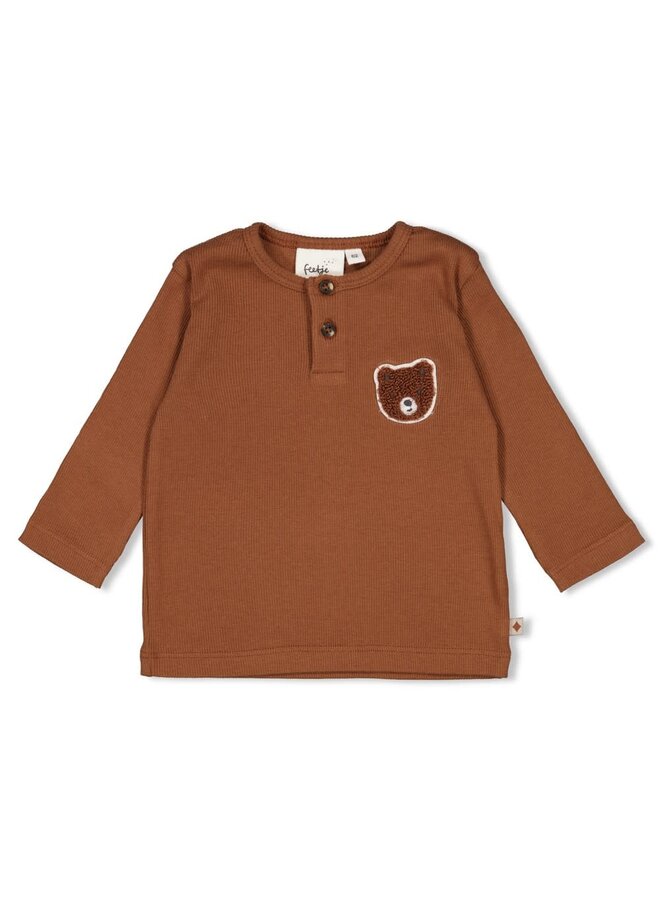 Longsleeve rib - Wild World | Bruin