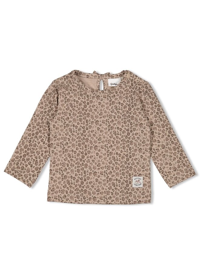 Longsleeve AOP - Better Together | Taupe melange
