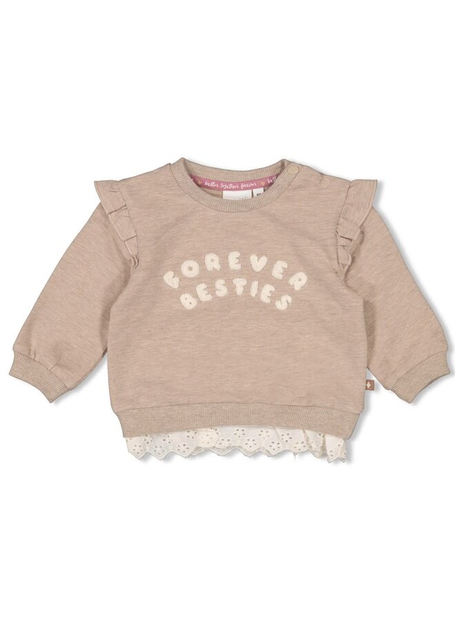 Sweater - Better Together | Taupe melange