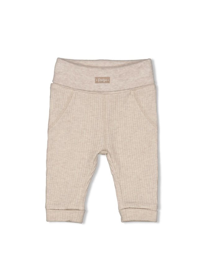 Broek rib - Dear Autumn | Taupe melange