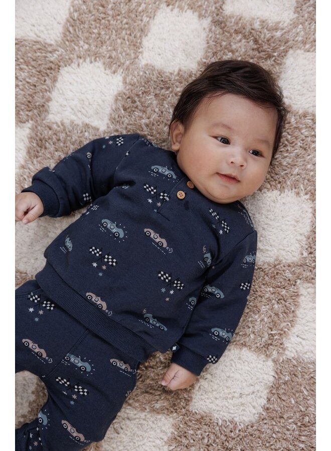 Sweater AOP - Let's Go! | Marine