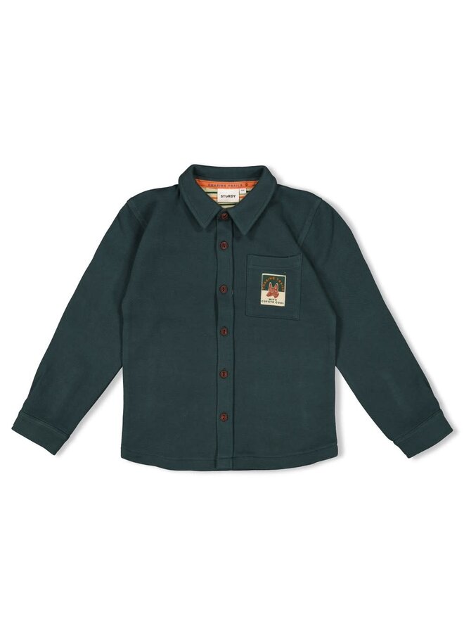 Overhemd - Chasing Trails | Petrol