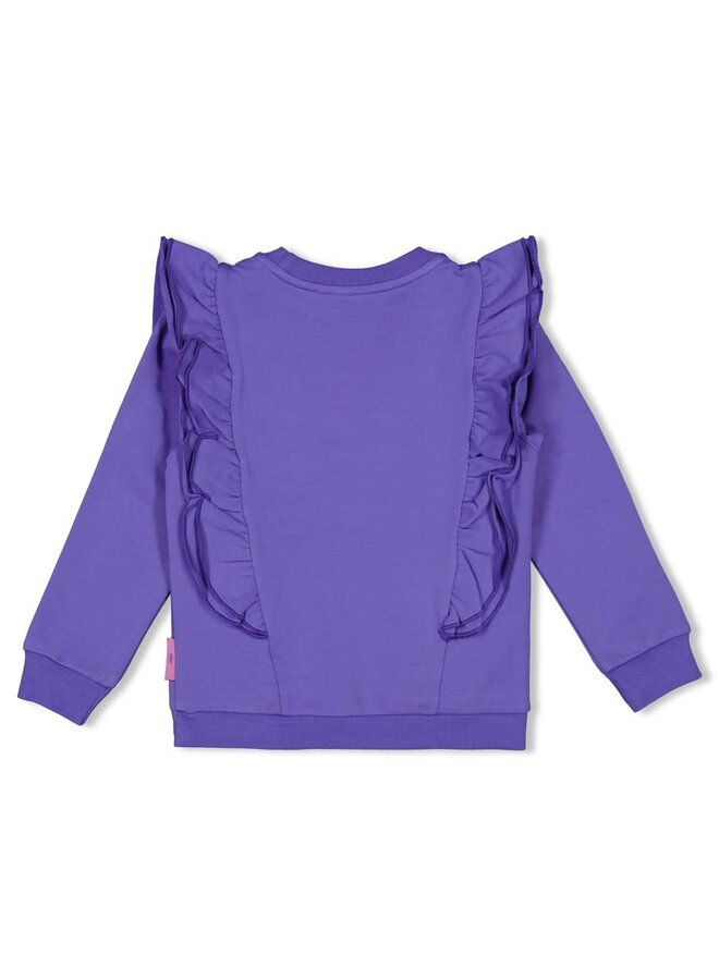 Sweater ruches - Wild Soul | Lavendel