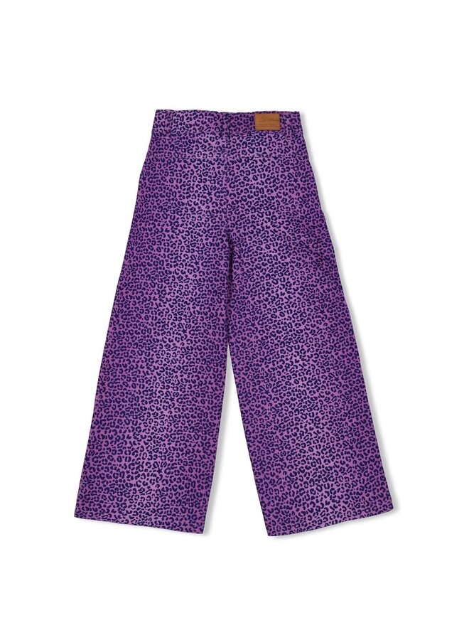Flared broek AOP - Wild Soul | l.Lila
