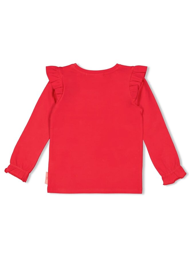 Longsleeve - Queen Of Hearts | Rood