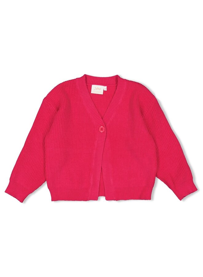 Vest gebreid - Shine Bright | Roze