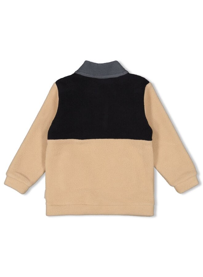 Sweater fleece - Couch Club | Zwart