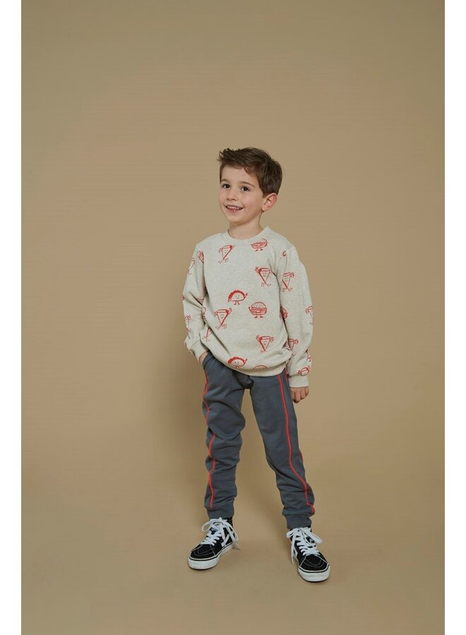 Sweater AOP - Couch Club | Offwhite
