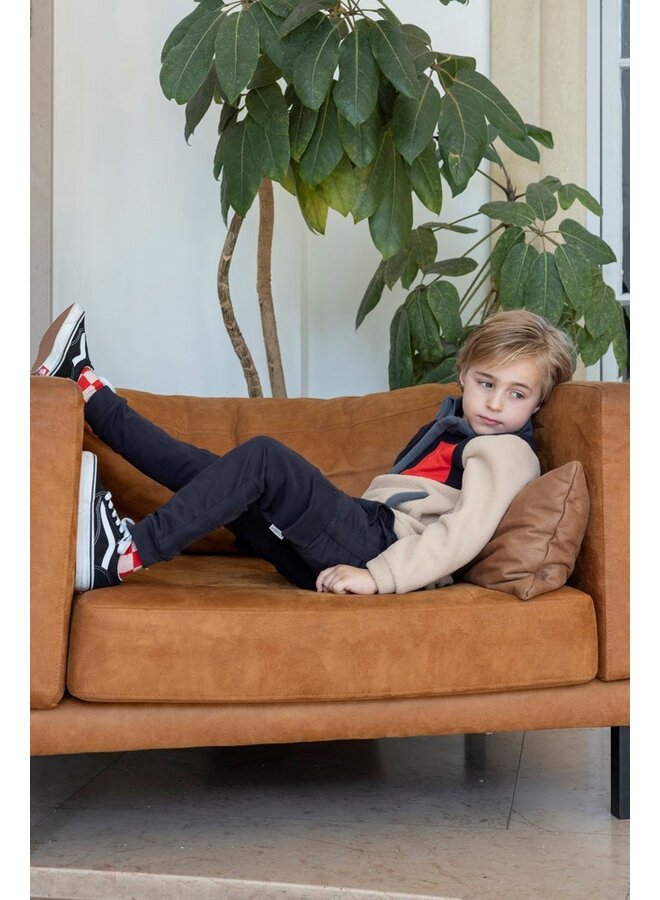 Sweater fleece - Couch Club | Zwart