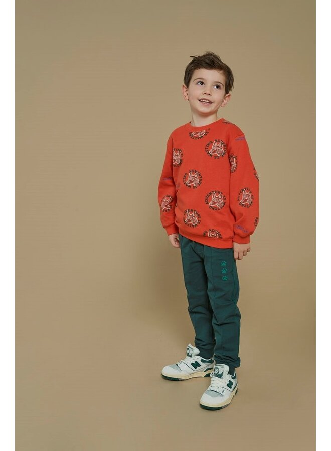 Sweater AOP - Chasing Trails | Oranje